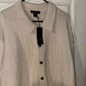 Christian Lacroix Cream Cardigan Sweater